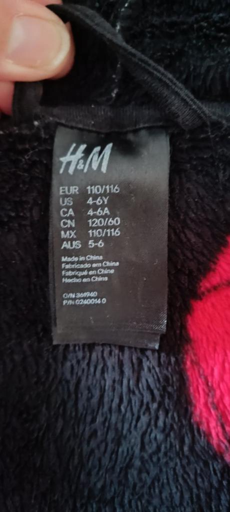 Župan spider-man, h&m,116