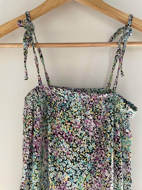 H&m krátky kvietkovaný overal veľkosť 158 (12-13), h&m,158