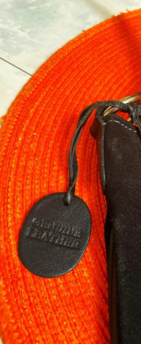 Kožená semišová kabelka, 