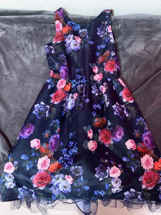 Kvetinove saty, h&m,158