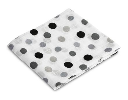 Sensillo mušelínová plienka bodky 70x80 cm,