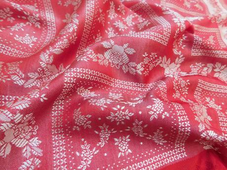 Austria look trachten hodvabna šatka ku kroju, l