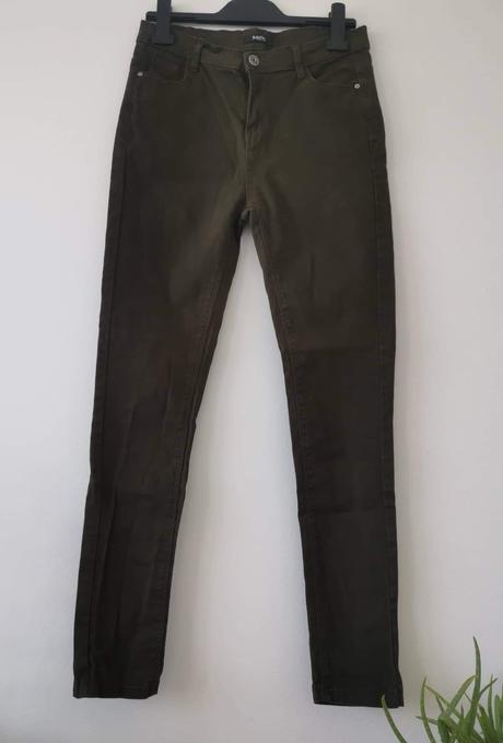 Olivové nohavice, m