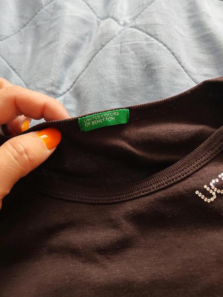 2x tričká, benetton,152