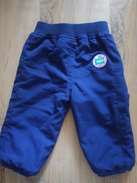 Zateplené nohavice 68, baby,68