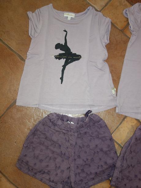 Flint sortky a grafton tricko fialove, pompdelux,98