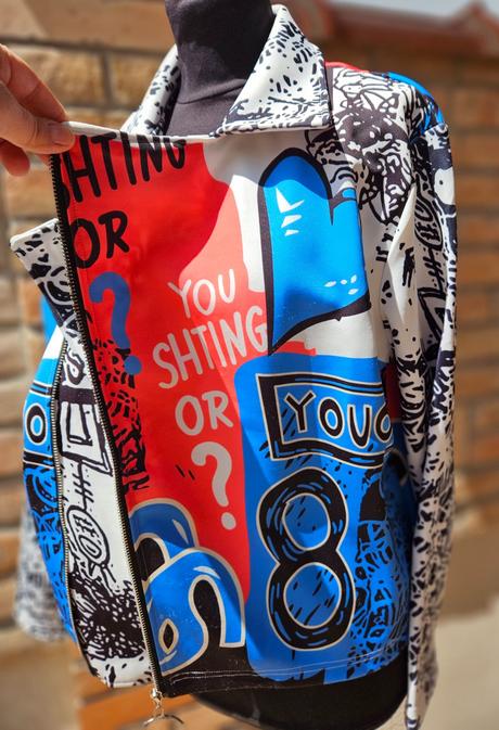 Dizajnový kabát xl, xl