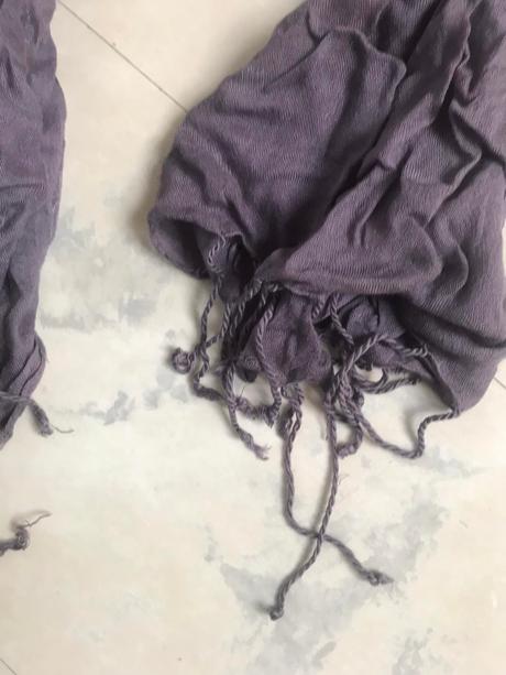 Jemná šatka na krk, xl