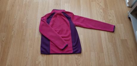 Ružovo-fialová flízová mikina, crivit,146