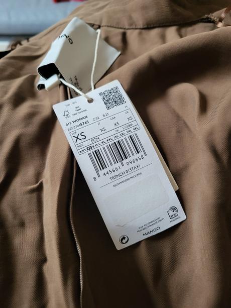 Nový dámsky kabát mango xs , sadne kľudne aj na s, mango,s / xs