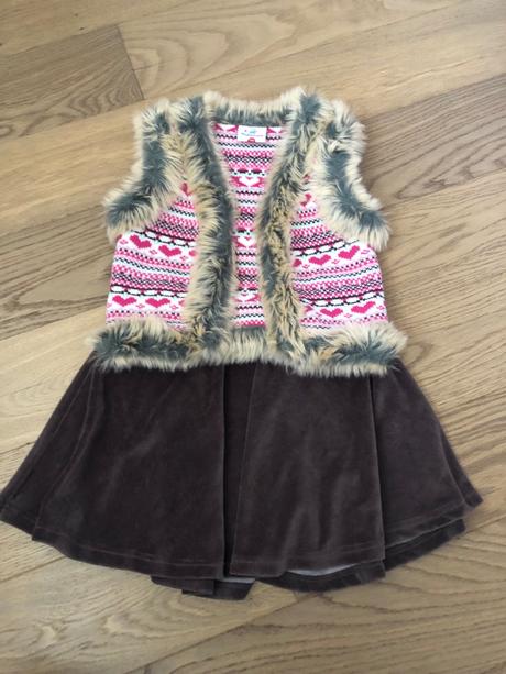 Suknička + vesta, topolino,110