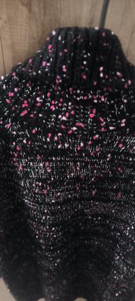 Pletený maxi sveter, s