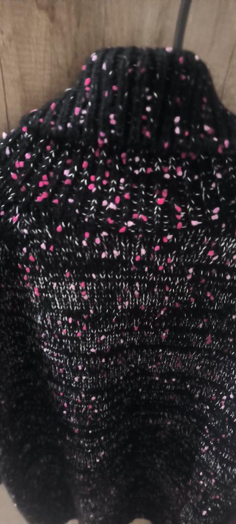 Pletený maxi sveter, s