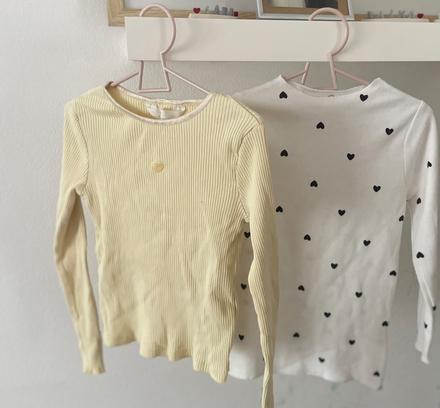 Rebrovane tricka, h&m,122