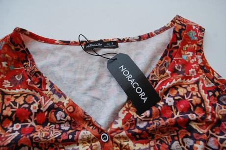 Boho tunika noracora s odhalenými ramenami, s