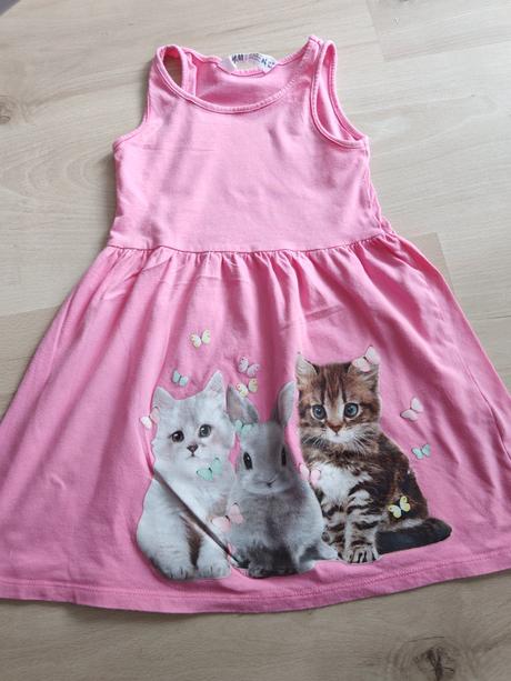 Detske saty h&m 110/116 len 1 x oblecene, h&m,116