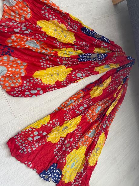 Veľký pestrofarebný kvetovaný šál, 