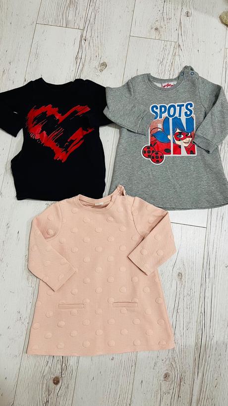 Šaty s dlhým rukavom 86/92, h&m,92