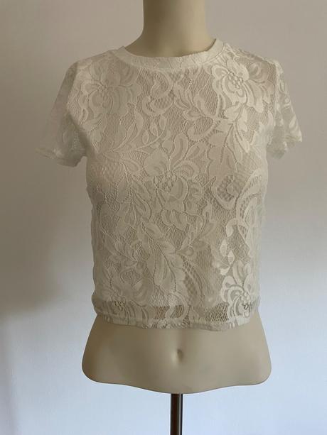 Čipkovaný top, amisu,xs