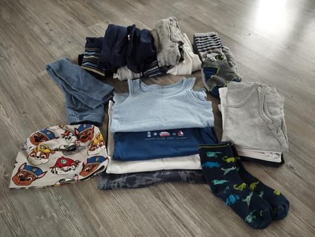 Balík pančušky, tielka, čiapka, 104–116