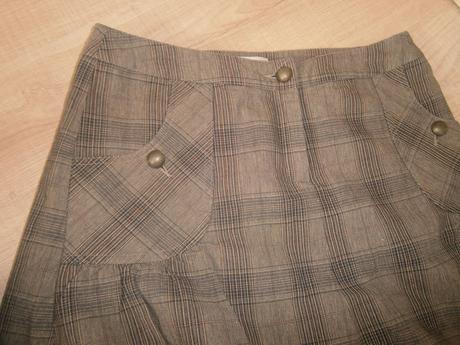 3x károvaná sukňa, reserved,s