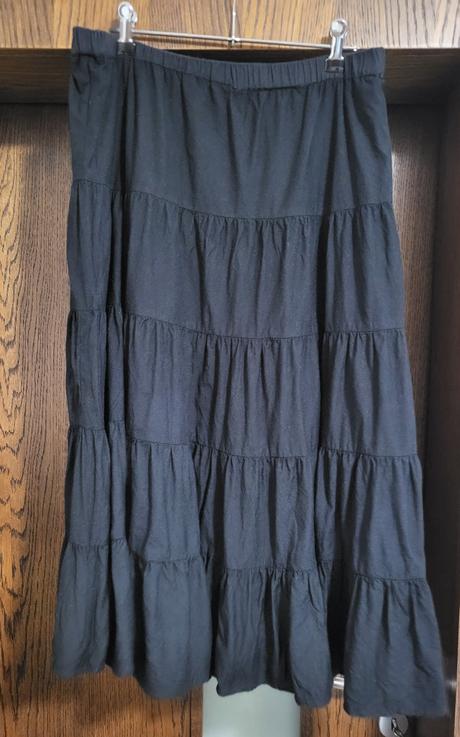 Hodvábna dlhá sukňa, l