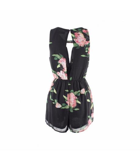 Letny overal floral, s