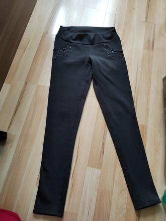 Hrubé vyteplené zimné legíny do mrazu m, m