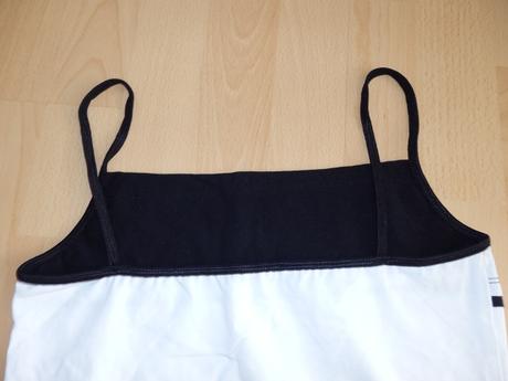 Cierno - biele tielko / tricko, 164