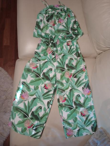 Ponúkam dievčenský letný overal, h&m,140