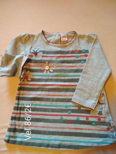 Tričko dlhý rukáv, 86