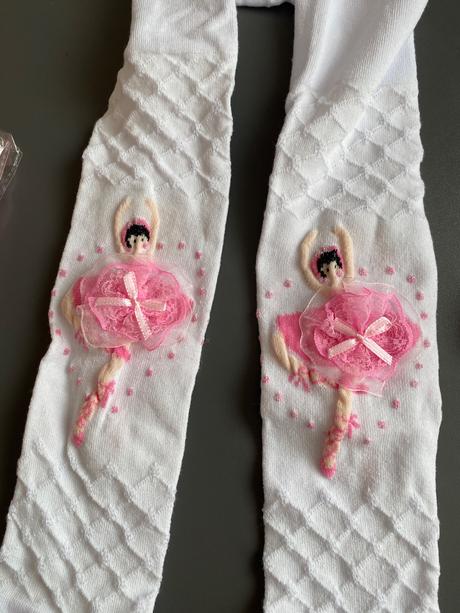 Nové dvojbalenie pančušiek s motívom baletky, 92