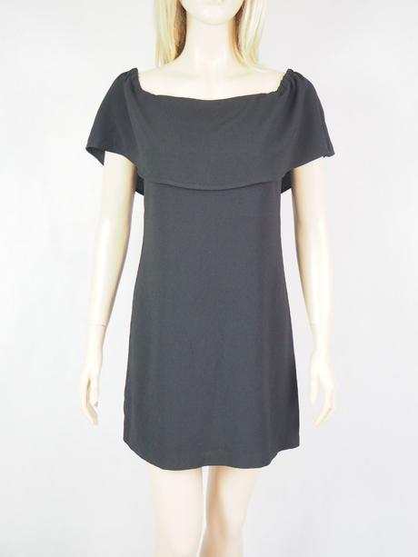 Kvalitné čierne šaty charles henry, xs