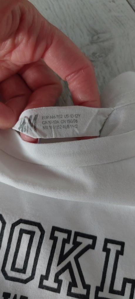 Crop tričko, h&m,146