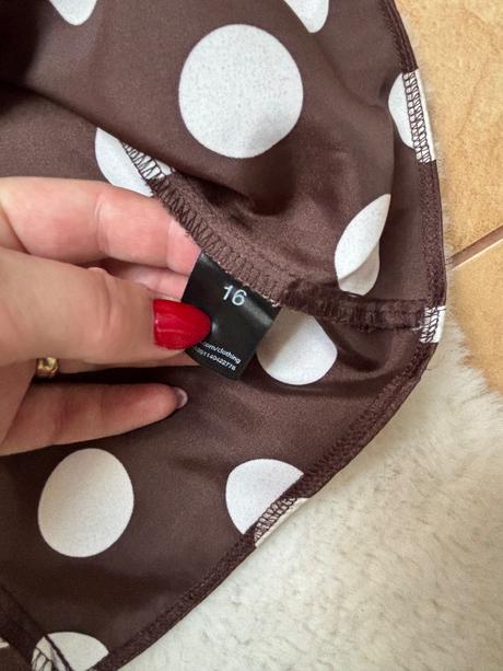 F&f saténová bodkovaná blúzka, f&f,44