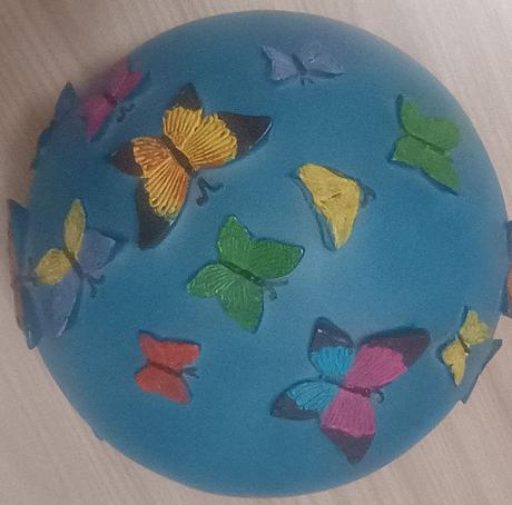 Nočné svetlo vacsie guľa s motylmi, 