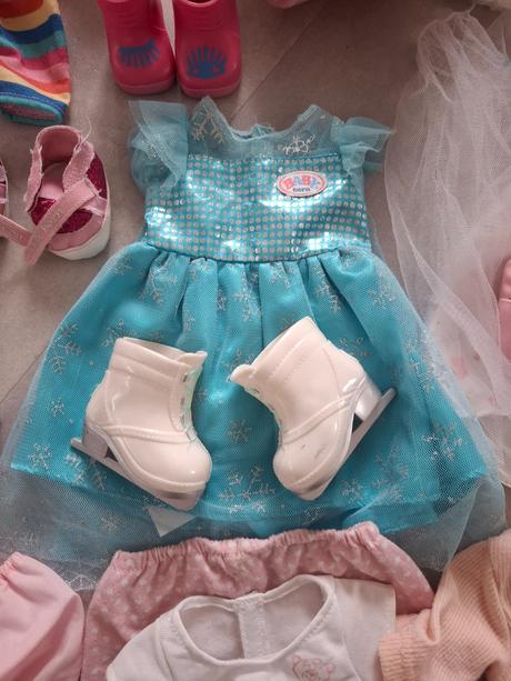 3 baby annabell , baby born + oblečenie a doplnky,