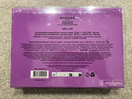 Rochas girl life kazeta, edp 75 ml + tm 100 ml + e,