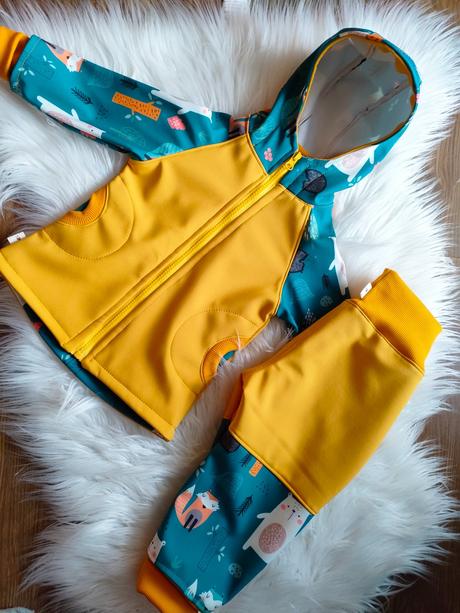 Softshellová bunda +nohavice, 74 - 146