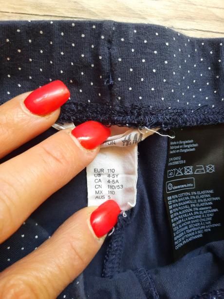 Letné nohavice, h&m,110