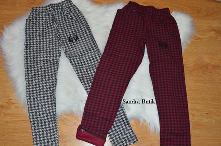 Detské zateplené bavlnené legíny, 80 - 176