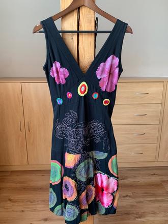 Desigual šaty čierne, desigual,s