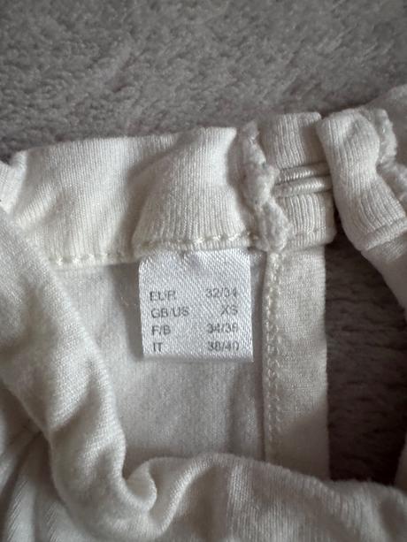 Biely top, bonprix,36