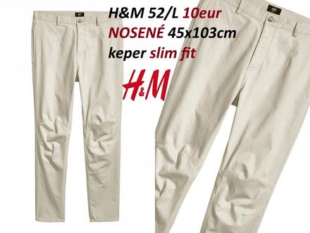 Nohavice hm, h&m,52