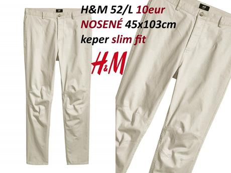 Nohavice hm, h&m,52