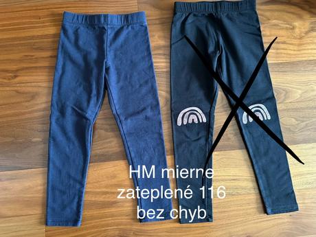 Zateplene leginy, h&m,116