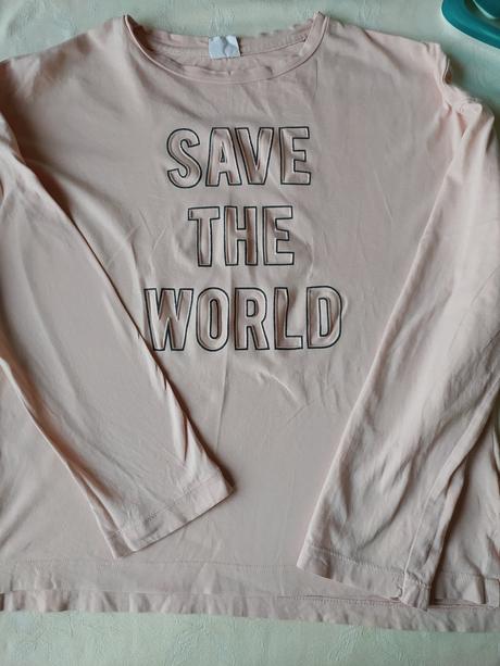 Oversize bavlnene tricko, zara,164