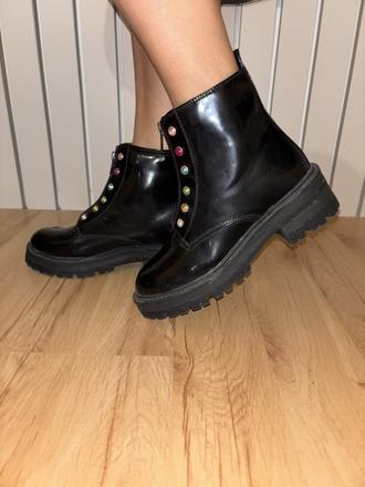 Lakované kotníkové topánky george 36, george,36