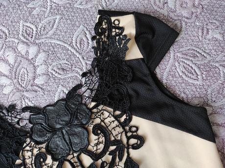 Šaty s krajkou, veľ. m - l, m