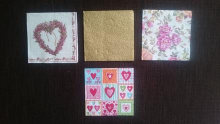 Servítky - malý formát,